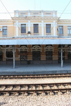 Railway Station in Plovdiv, Bulgaria