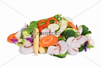fresh stir fry  vegetables