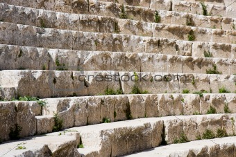 Steps at an amphitheatre
