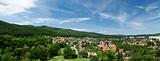 Panorama of Miskolc from the tower of the Fort Diosgyor