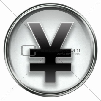 Yen icon grey