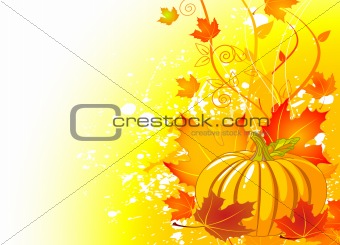 Autumn place card