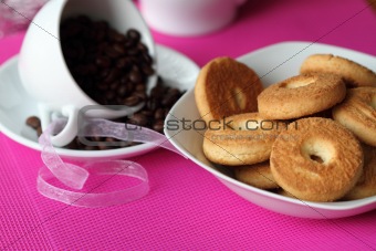 Cookies and grain coffee