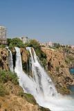 Düden lower waterfalls at Antalya, Turkey
