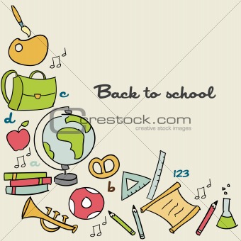 Back to school background
