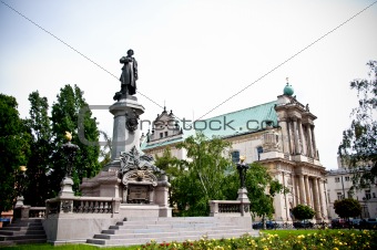 monument of Prince Joseph Poniatowski in Warsaw, Poland