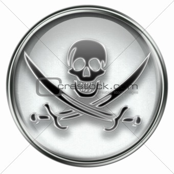 Pirate icon grey