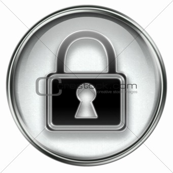 Lock icon grey