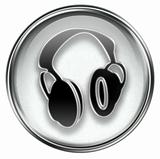 headphones icon grey