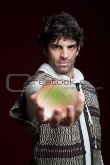 Fortuneteller With Crystal Ball