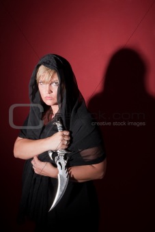 Witch With Athame