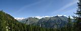 Panoramic view of Alps