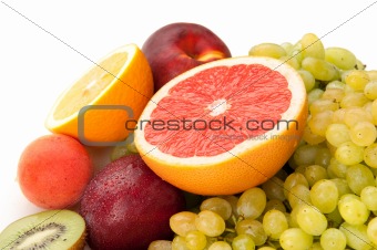 fresh various fruits 