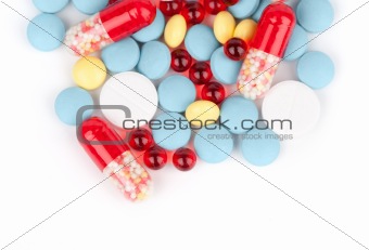 colorful tablets and capsules