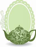 Green teapot