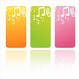 colorful musical banners