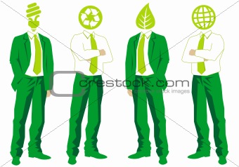 green business, vector