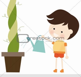 Watering Plant