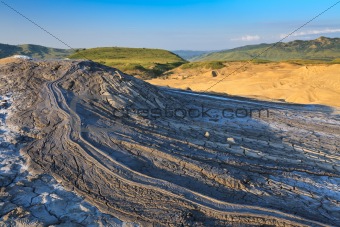 Mud Volcanoes in Buzau, Romania