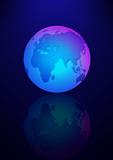 Blue Purple Earth