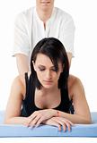 Woman thai massage