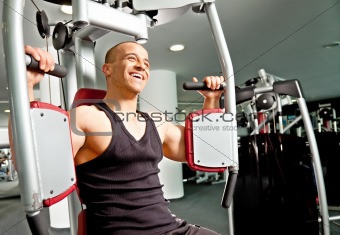 Man gym fitness