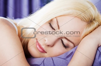 Female sleeping