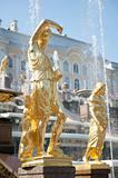 Fountains of Petergof, Saint Petersburg, Russia 