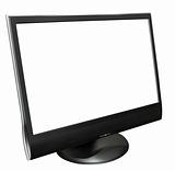computer monitor on a white background
