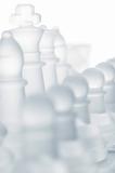glass chess pieces