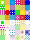 color polka dot patterns