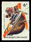 african musical instruments postage stamp