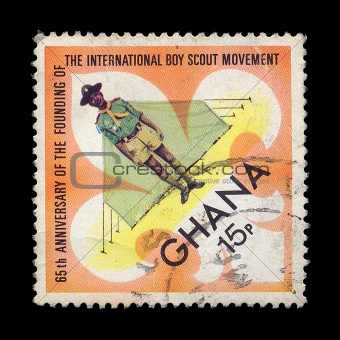 boy scout postage stamp