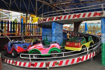 car rides in amusement park