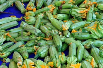 courgette zucchini vegetables background