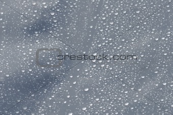 raindrops on plastic texture