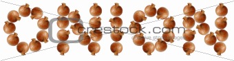 Onions alphabet