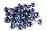 Group of fresh blueberries 
