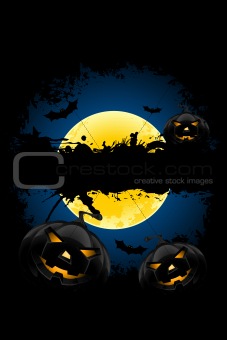 Grungy Halloween background