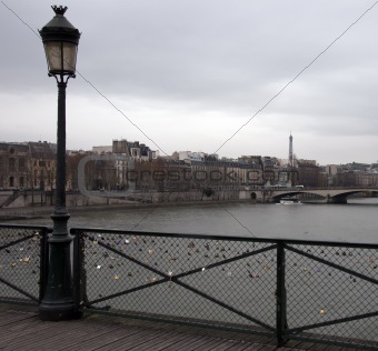Love Bridge, Paris, France.
