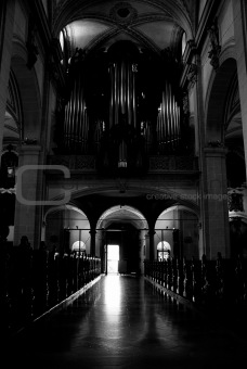 Church black and white
