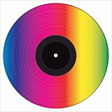 color vinyl disc