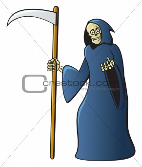 Cartoon Grim Reaper