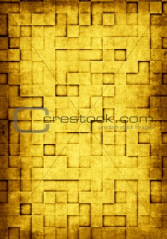 Grunge background with square tiles 