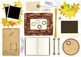 Collection elements for scrapbooking