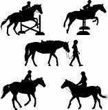 Horse Silhouettes