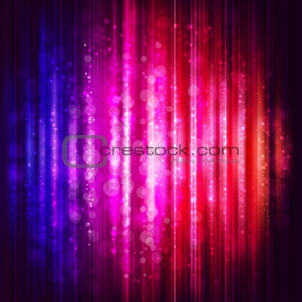 Abstract glowing background with sparks.