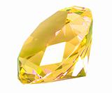Singe yellow crystal diamond