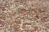 Granite stones in concrete 