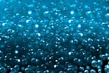 Macro of sparkling water